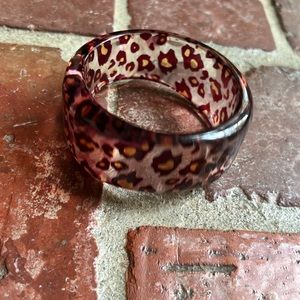 Funky Clear Chunky Bracelet